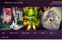 Tablet Screenshot of madisonholleranfoundation.org